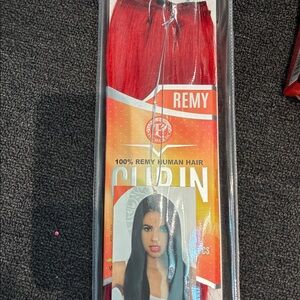 Remy Red Human Hair Extensions